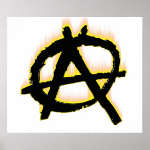 Affiche de l'anarchie sur le feu