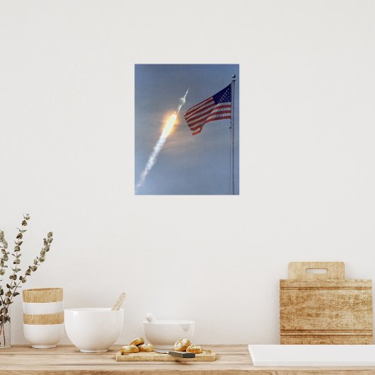 Affiche de lancement d'Apollo 11 (Cuisine)