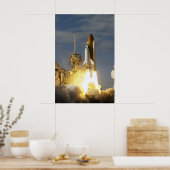 Affiche de lancement de la navette spatiale Atlant (Cuisine)