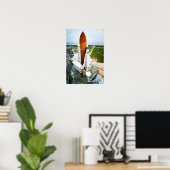 Affiche de lancement de la navette spatiale STS-13 (Bureau à domicile)