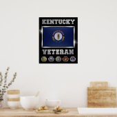 Affiche de l'ancien combattant du Kentucky (Cuisine)