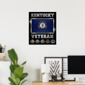 Affiche de l'ancien combattant du Kentucky (Bureau à domicile)