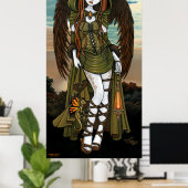 Affiche de l'ange de la lanterne du dragon du couc (Bureau à domicile)