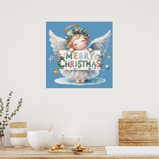 Affiche de l'Ange de Noël (Cuisine)