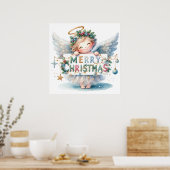 Affiche de l'Ange de Noël (Cuisine)