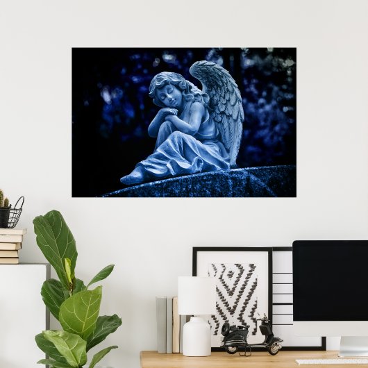 affiche de l'ange de nuit (Bureau à domicile)