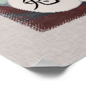 Affiche de l'année chinoise du lapin Imprimer (Coin)