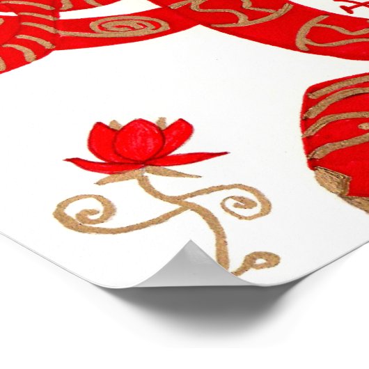 Affiche de l'année chinoise du serpent (Coin)