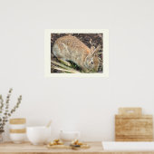 Affiche de lapin Bunny (Cuisine)