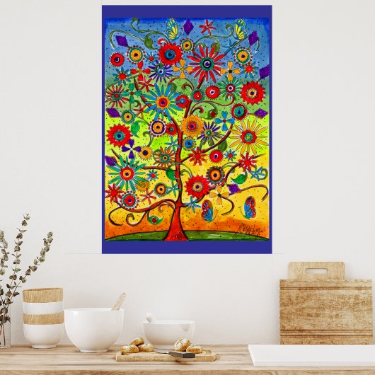 Affiche de l'arbre de vie (Cuisine)