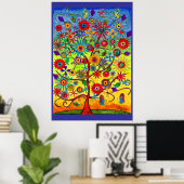 Affiche de l'arbre de vie (Bureau à domicile)