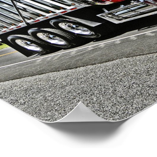 Affiche de l'ARC sur les camions de vidage (Coin)