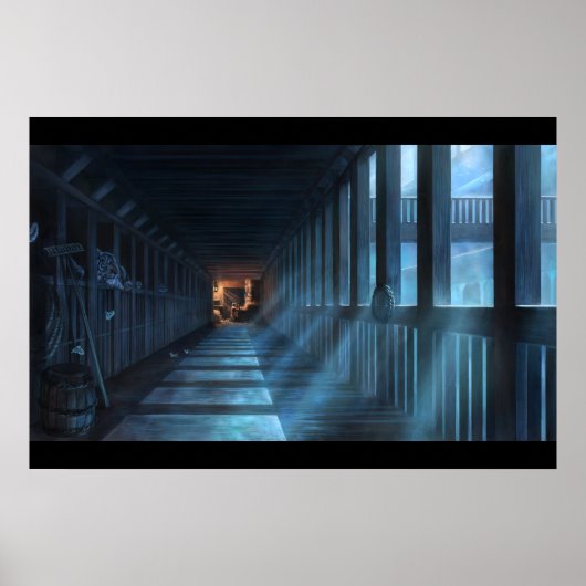 Affiche de l'Arche de Noé - Intérieur de l'Arche (Devant)