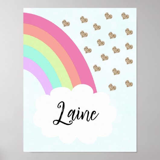 Affiche de l'arche droite de l'arc-en-ciel de la s (Devant)