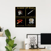Affiche de l'Armor de Dieu (Bureau à domicile)