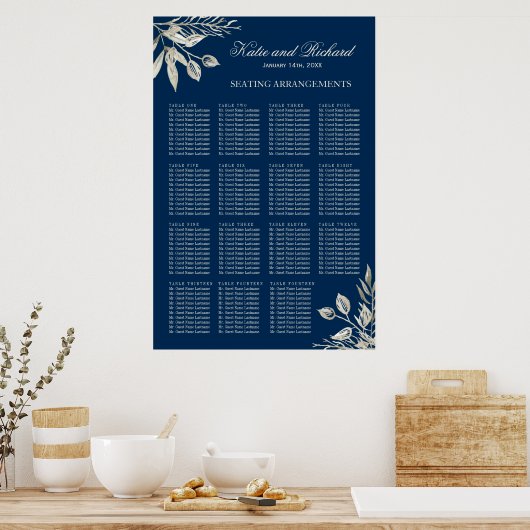 Affiche de l'arrangement de mariage d'hiver (Cuisine)