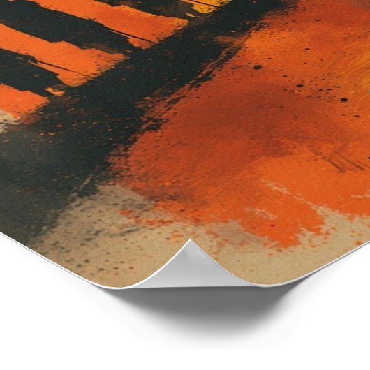 affiche de l'art abstrait africain (Coin)