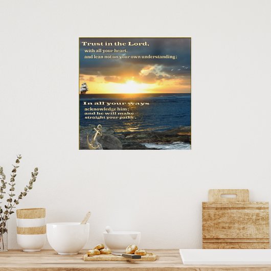 Affiche de l'art chrétien (Cuisine)