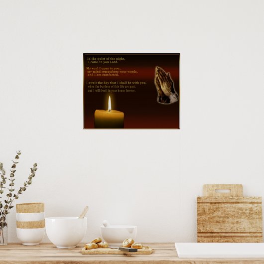 Affiche de l'art chrétien (Cuisine)