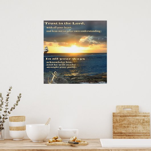 Affiche de l'art chrétien (Cuisine)