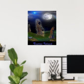 Affiche de l'art de l'île de Pâques (Bureau à domicile)