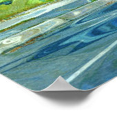 Affiche de l'art du chauffeur de camion rouge de (Coin)