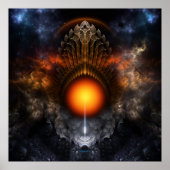 Affiche de l'art fractal Dream Orb (Devant)