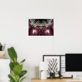 Affiche de l'art fractal du Joker (Bureau à domicile)