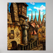 Affiche de l'Art numérique de l'Imaginaire du Roya (Devant)