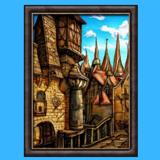 Affiche de l'Art numérique de l'Imaginaire du Roya