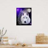 Affiche de l'art numérique Wolf (Cuisine)