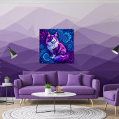 Affiche de l'ASMR Purple Cat Fractals