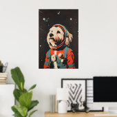 Affiche de l'astronaute Havanese, Impression rétro (Bureau à domicile)