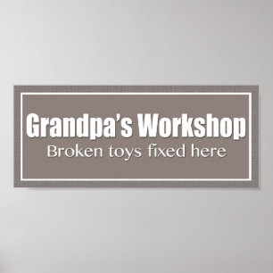 Affiche de l'atelier du grand-papa
