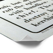 Affiche de l'attaque au gaz, 2ÈME GUERRE MONDIALE (Coin)