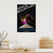 Affiche de l'attraction Space Mountain Disneyland (Cuisine)