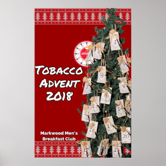 Affiche de l'Avent du tabac 2018