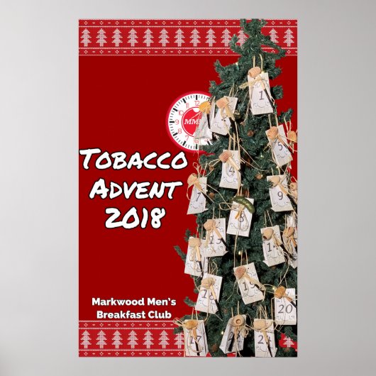 Affiche de l'Avent du tabac 2018 (Devant)