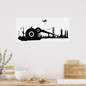 Affiche de l'avion de la ville de Sparrow (Cuisine)