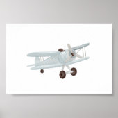 affiche de l'avion vintage (Devant)