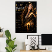 Affiche de leadership exécutif Lead Beyond (Bureau à domicile)