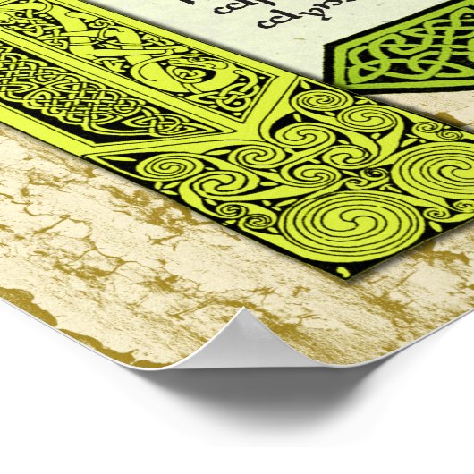 Affiche de l'échantillon celtique (Coin)