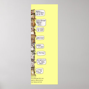 Affiche de l'échelle émotionnelle de Hamster Impri
