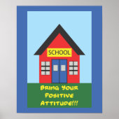 Affiche de l'école d'attitude positive (Devant)