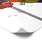 Affiche de l'école de ski (Coin)