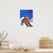Affiche de l'école de ski (Cuisine)