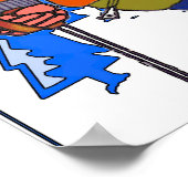 Affiche de l'école de ski (Coin)