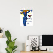 Affiche de l'école de ski (Bureau à domicile)