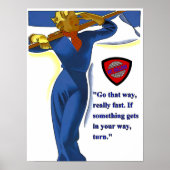 Affiche de l'école de ski (Devant)