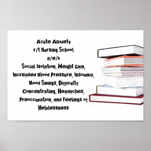 Affiche de l'école de soins infirmiers (Devant)